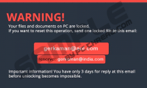 Gerkaman@aol.com Ransomware